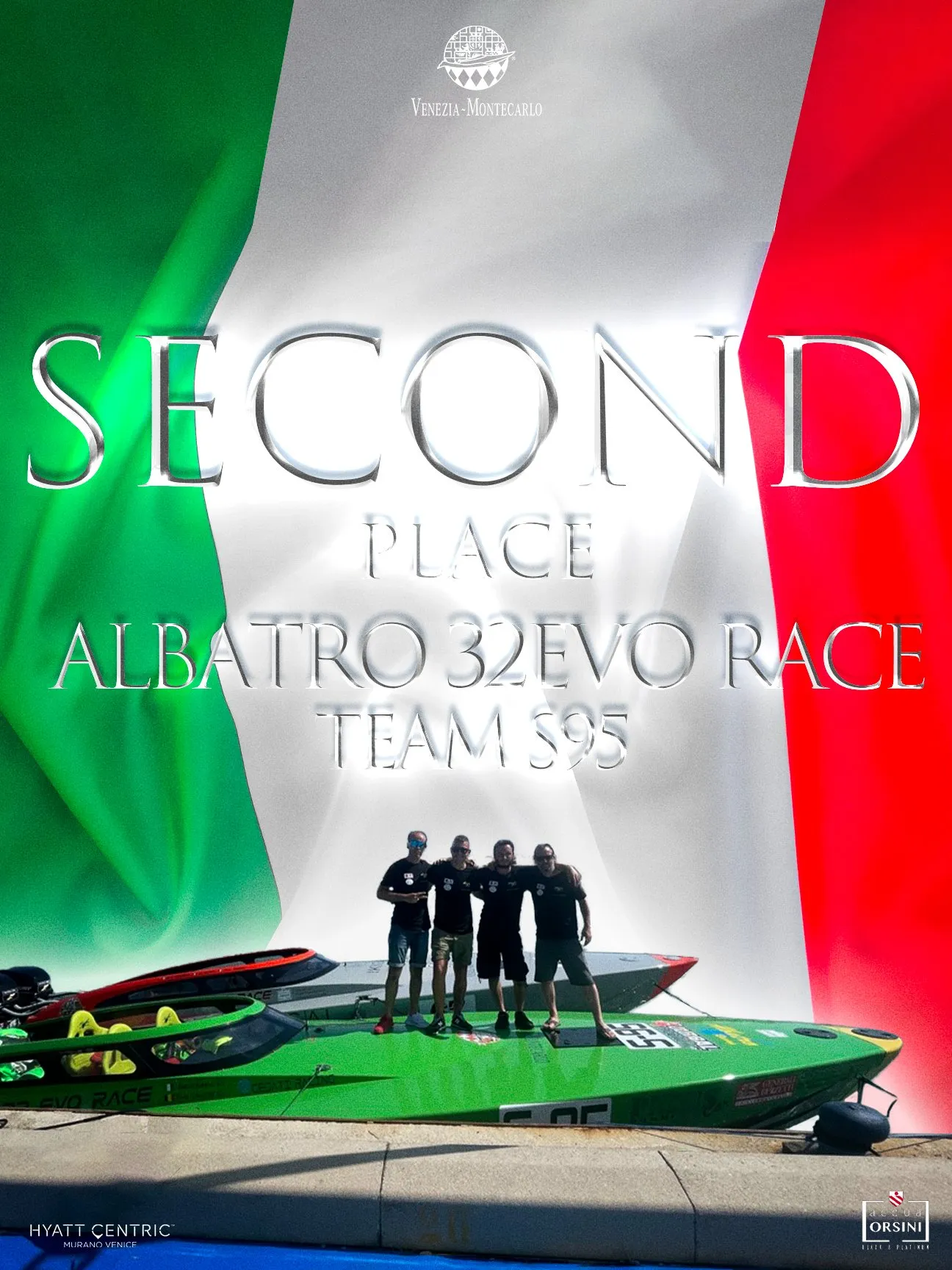 Poster ufficiale: Second Place, Albatro 32EVO Race, Team S95